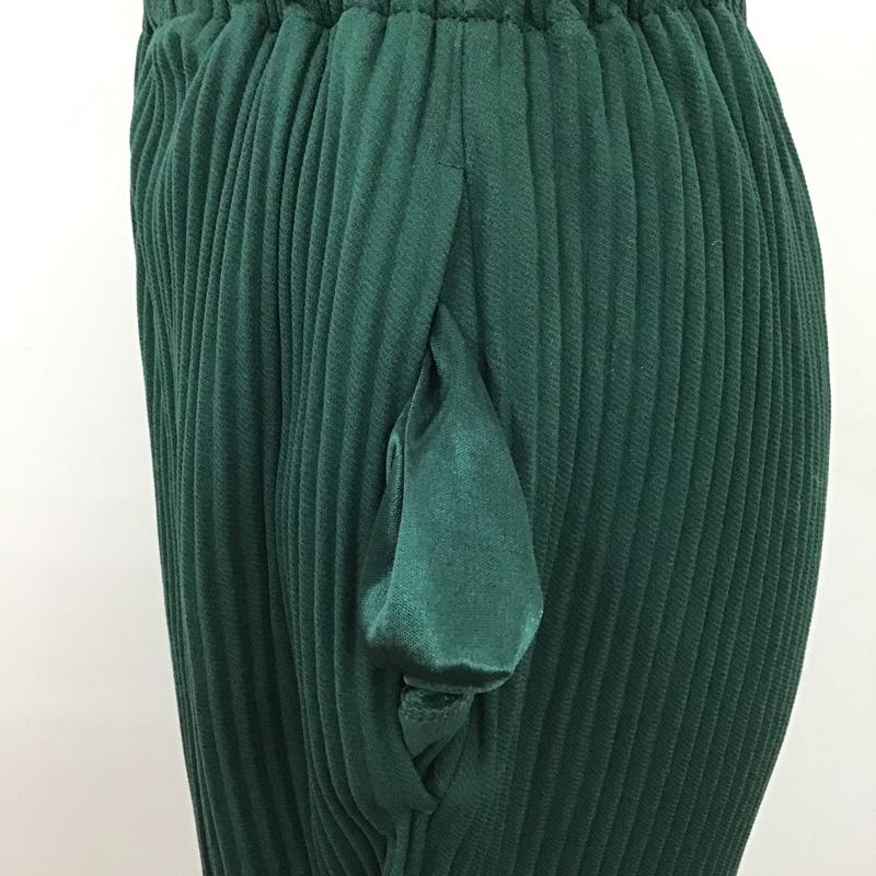 ローリーズファーム LOWRYS FARM パンツ スラックス FREE 無地 緑 / グリーン /  レディース USED 古着 中古 10104334