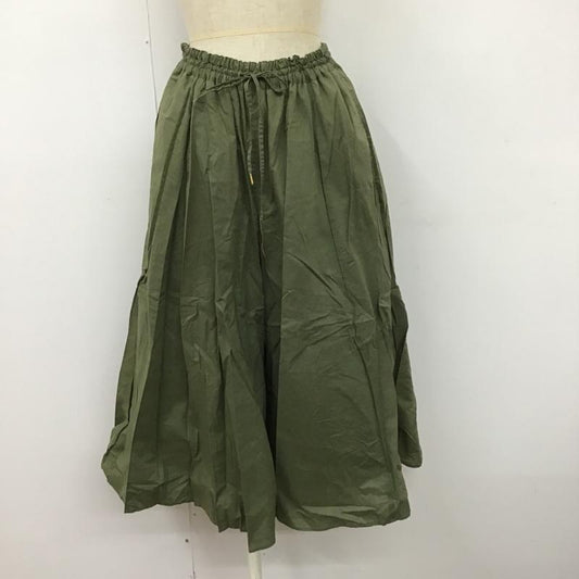 レプシィム LEPSIM ボトムス ボトムス ワイドパンツ FREE 無地 カーキ / カーキ /  レディース USED 古着 中古 10104335