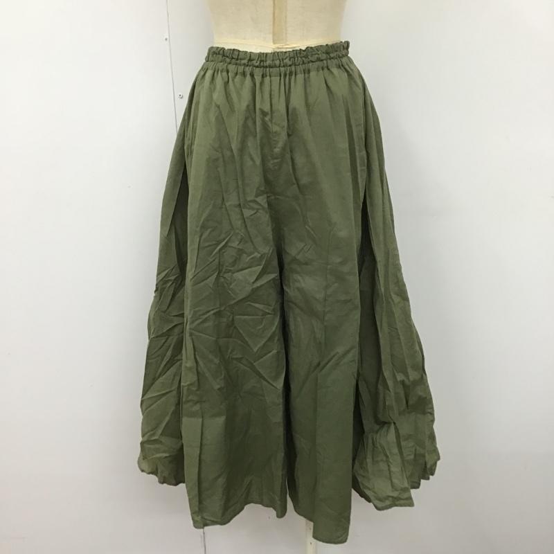 レプシィム LEPSIM ボトムス ボトムス ワイドパンツ FREE 無地 カーキ / カーキ /  レディース USED 古着 中古 10104335