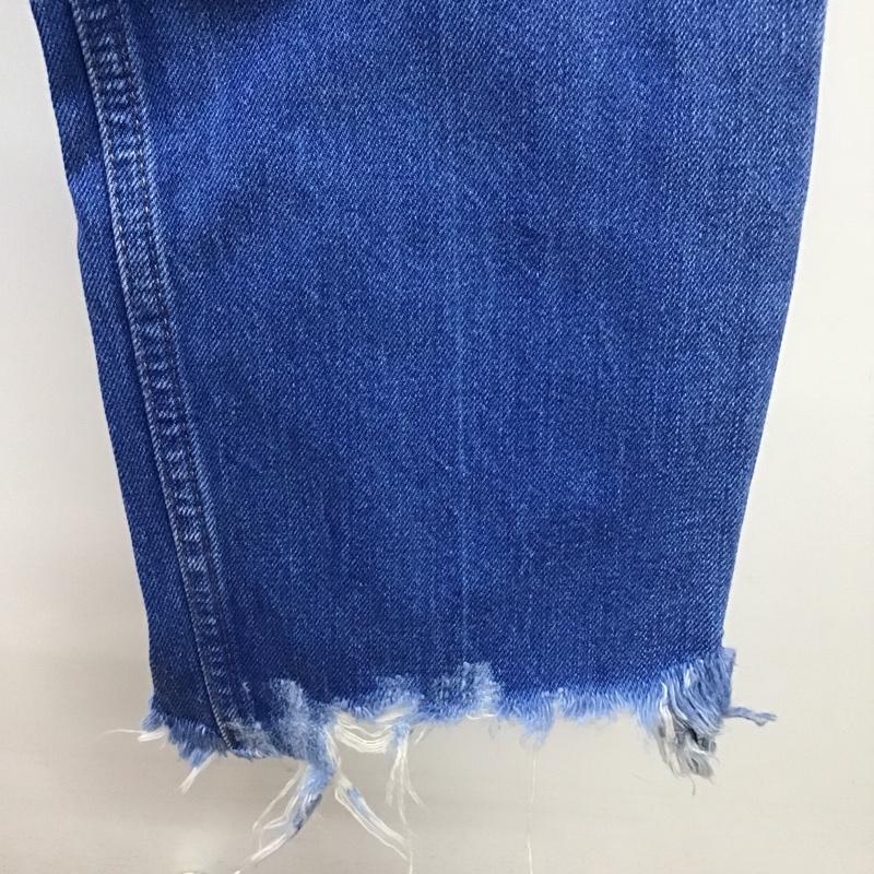 ザラ ZARA パンツ デニム、ジーンズ 32インチ 無地 インディゴ / インディゴ /  レディース USED 古着 中古 10104342