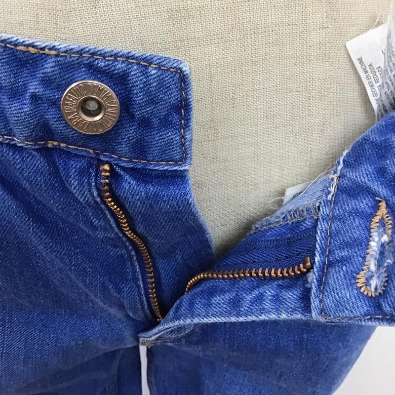 ザラ ZARA パンツ デニム、ジーンズ 32インチ 無地 インディゴ / インディゴ /  レディース USED 古着 中古 10104342