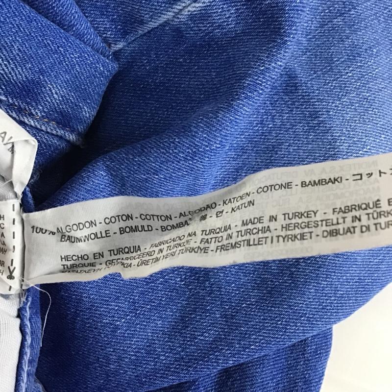 ザラ ZARA パンツ デニム、ジーンズ 32インチ 無地 インディゴ / インディゴ /  レディース USED 古着 中古 10104342
