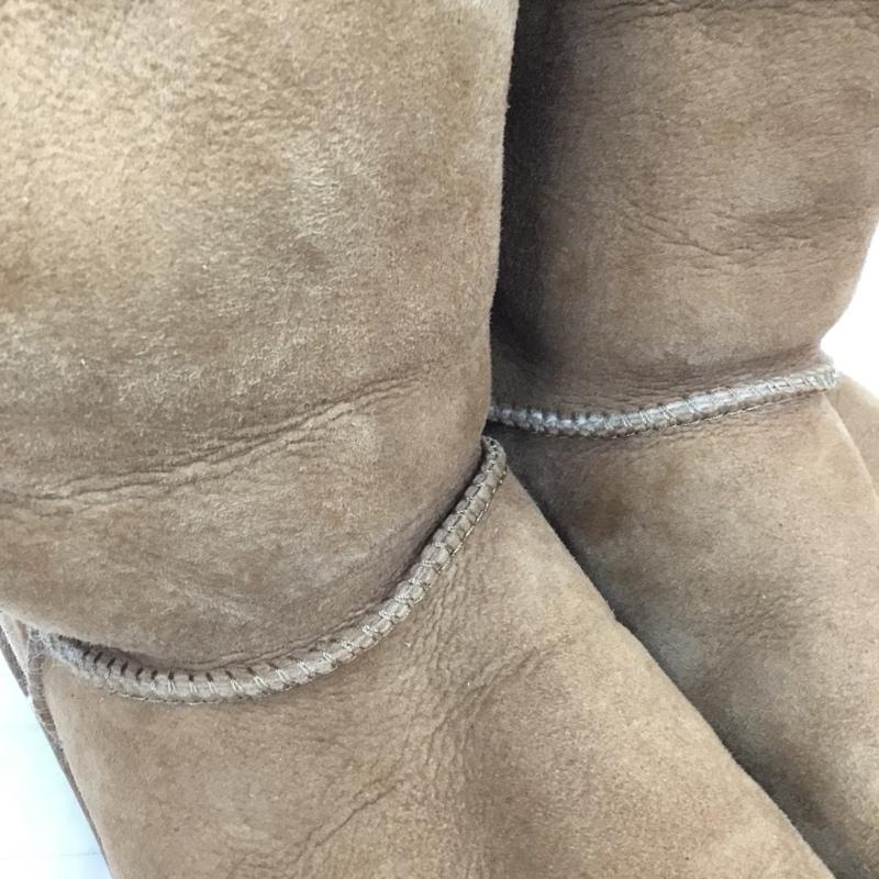アグ UGG ブーツ 一般 5825 クラシックショート 25cm 25.0cm ロゴ、文字 茶 / ブラウン / レディース USED 古着 中古 10104345