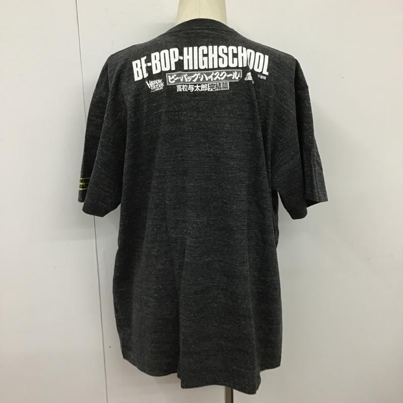 ハードコアチョコレート HARDCORE CHOCOLATE Tシャツ 半袖 半袖カットソー プリントTシャツ クルーネックカットソー XXL プリント 灰 / グレー / メンズ USED 古着 中古 10104355