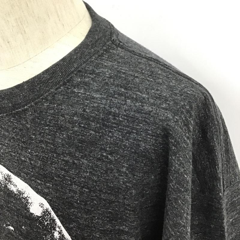 ハードコアチョコレート HARDCORE CHOCOLATE Tシャツ 半袖 半袖カットソー プリントTシャツ クルーネックカットソー XXL プリント 灰 / グレー / メンズ USED 古着 中古 10104355