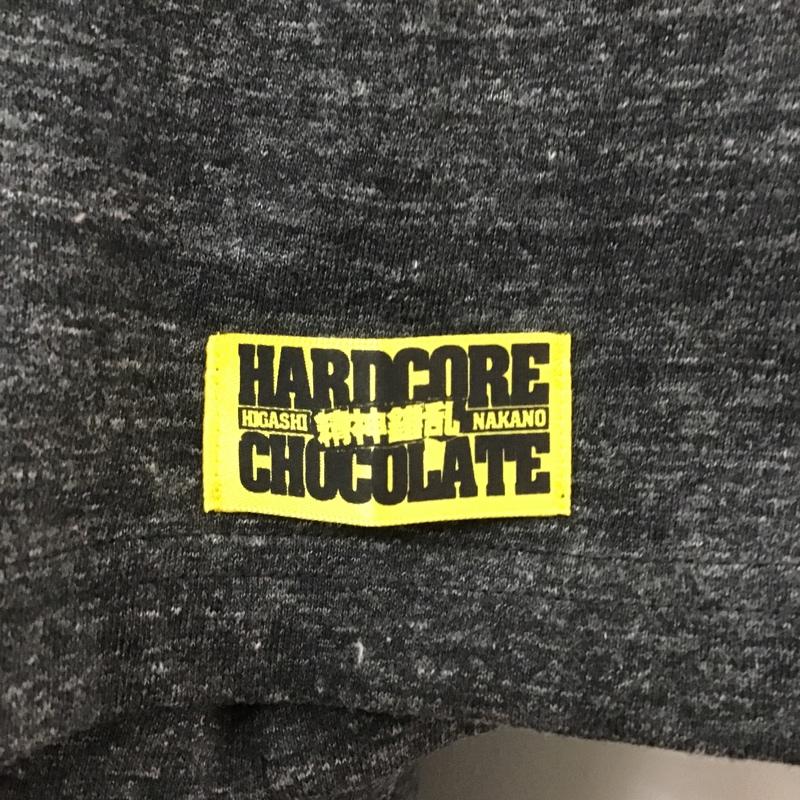 ハードコアチョコレート HARDCORE CHOCOLATE Tシャツ 半袖 半袖カットソー プリントTシャツ クルーネックカットソー XXL プリント 灰 / グレー / メンズ USED 古着 中古 10104355
