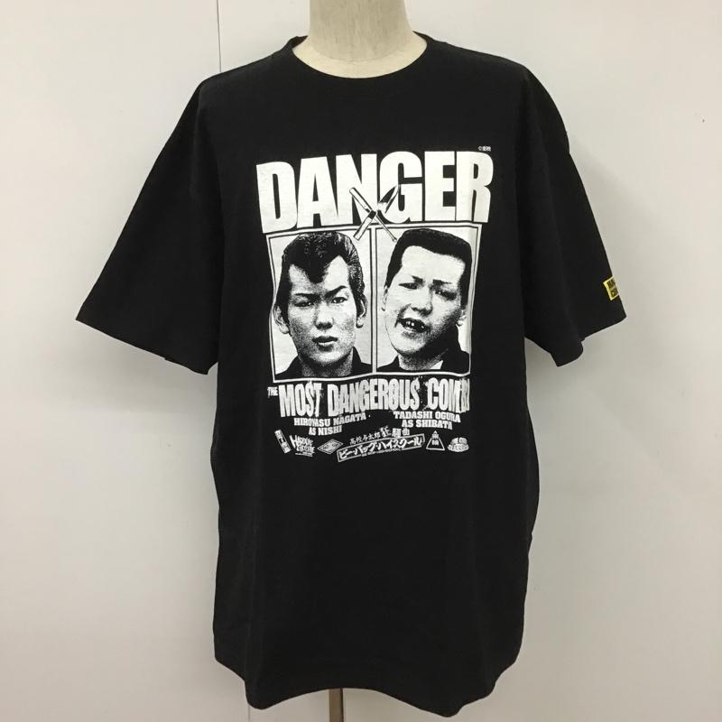 ハードコアチョコレート HARDCORE CHOCOLATE Tシャツ 半袖 半袖カットソー プリントTシャツ クルーネックカットソー XXL プリント 黒 / ブラック / メンズ USED 古着 中古 10104356