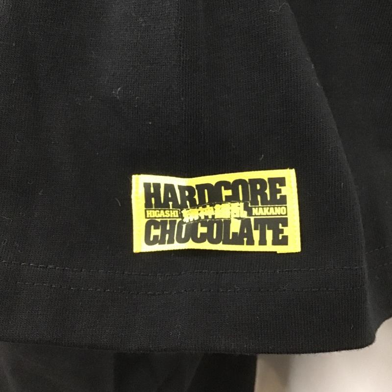 ハードコアチョコレート HARDCORE CHOCOLATE Tシャツ 半袖 半袖カットソー プリントTシャツ クルーネックカットソー XXL プリント 黒 / ブラック / メンズ USED 古着 中古 10104356