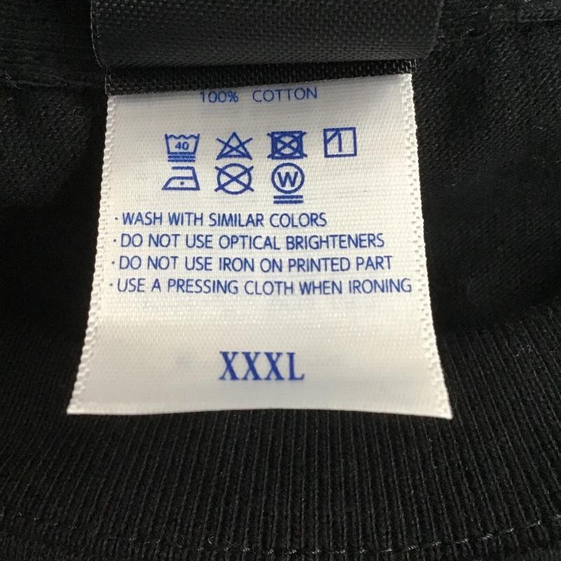 古着 USED Tシャツ 半袖 半袖カットソー プリントTシャツ クルーネックカットソー XXL プリント 黒 / ブラック / メンズ USED 古着 中古 10104357