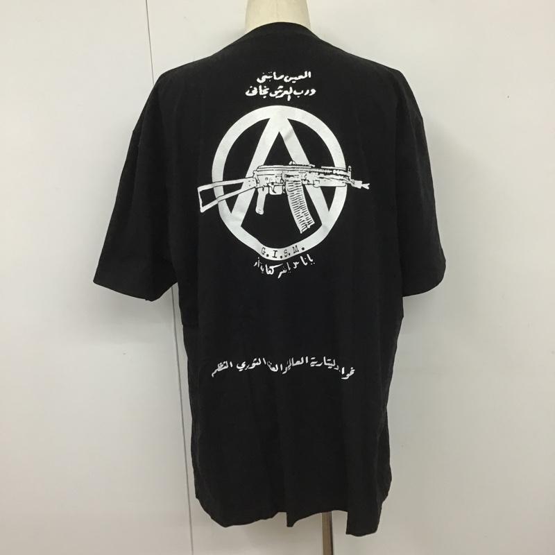古着 USED Tシャツ 半袖 半袖カットソー プリントTシャツ クルーネックカットソー プリント 黒 / ブラック / メンズ USED 古着 中古 10104360