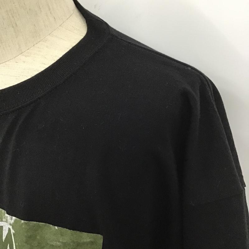 古着 USED Tシャツ 半袖 半袖カットソー プリントTシャツ クルーネックカットソー プリント 黒 / ブラック / メンズ USED 古着 中古 10104360