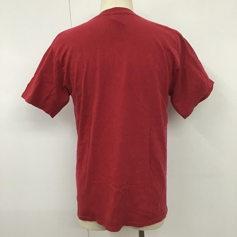チャンピオン Champion Tシャツ 半袖 半袖カットソー プリントTシャツ クルーネックカットソー 古着 M ロゴ、文字 えんじ / ワインレッド / メンズ USED 古着 中古 10104363