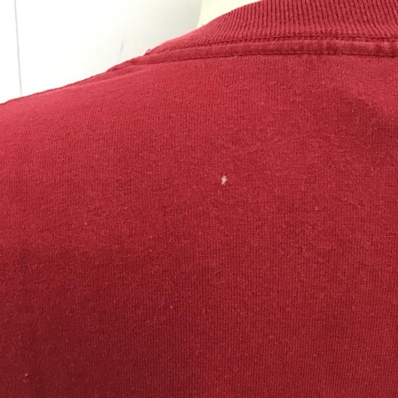 チャンピオン Champion Tシャツ 半袖 半袖カットソー プリントTシャツ クルーネックカットソー 古着 M ロゴ、文字 えんじ / ワインレッド / メンズ USED 古着 中古 10104363
