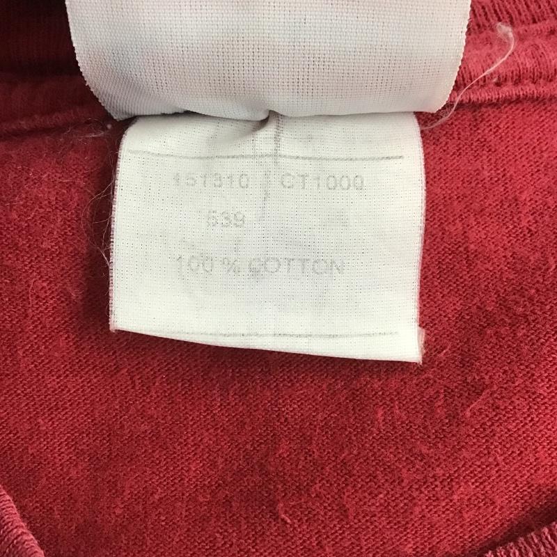 チャンピオン Champion Tシャツ 半袖 半袖カットソー プリントTシャツ クルーネックカットソー 古着 M ロゴ、文字 えんじ / ワインレッド / メンズ USED 古着 中古 10104363