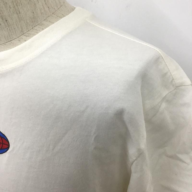 トミーヒルフィガー TOMMY HILFIGER Tシャツ 半袖 半袖カットソー プリントTシャツ クルーネックカットソー S プリント 白 / ホワイト / メンズ USED 古着 中古 10104367
