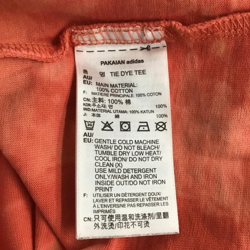 アディダスオリジナルス adidas originals Tシャツ 半袖 CW1333 半袖カットソー プリントTシャツ クルーネックカットソー L ロゴ、文字 赤 / レッド / メンズ USED 古着 中古 10104371
