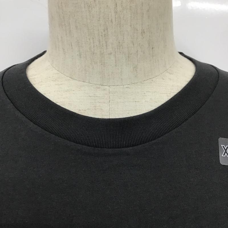 ユニクロ UNIQLO Tシャツ 半袖 341-446311 Tシャツ プリントTシャツ クルーネックカットソー 半袖カットソー XXL プリント 黒 / ブラック / メンズ USED 古着 中古 10104372
