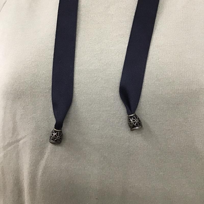 アクシーズファム axes femme パーカー 半袖 M 無地 カーキ / カーキ / レディース USED 古着 中古 10104374