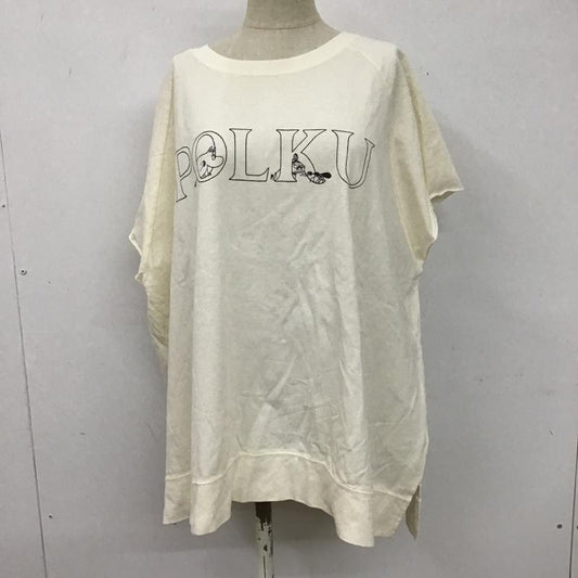 サマンサモスモス Samansa Mos2 カットソー 半袖 ムーミン FREE プリント アイボリー / アイボリー /  レディース USED 古着 中古 10104377
