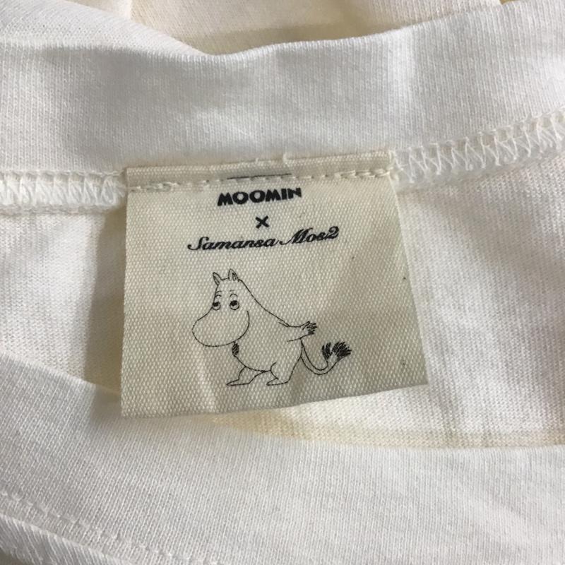 サマンサモスモス Samansa Mos2 カットソー 半袖 ムーミン FREE プリント アイボリー / アイボリー /  レディース USED 古着 中古 10104377