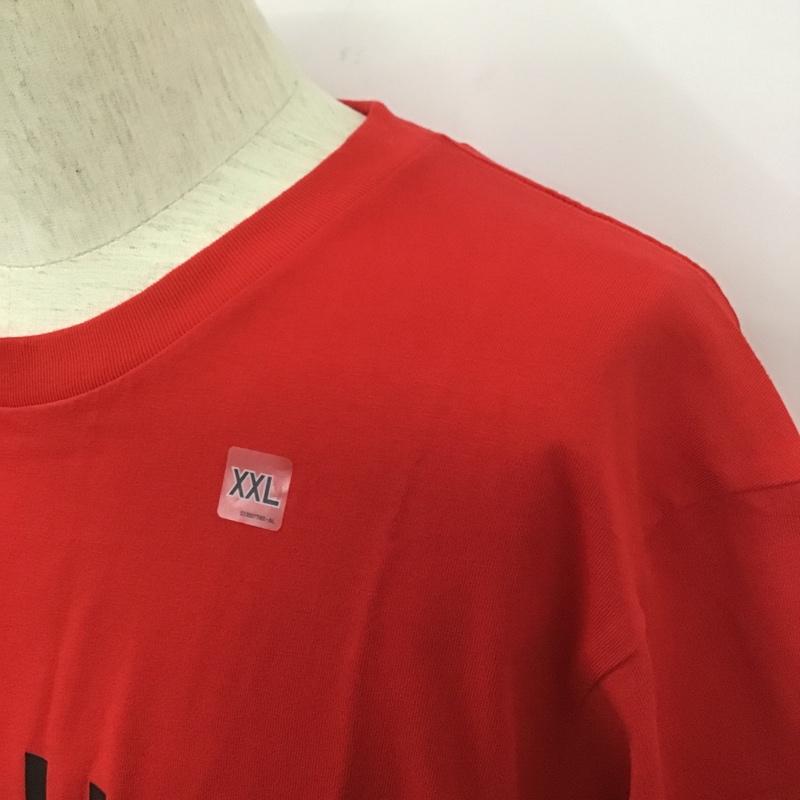 ユニクロ UNIQLO Tシャツ 半袖 341-446671 UNIQLO×KAWS UT グラフィックTシャツ 半袖カットソー プリントTシャツ XXL プリント 赤 / レッド / メンズ USED 古着 中古 10104379