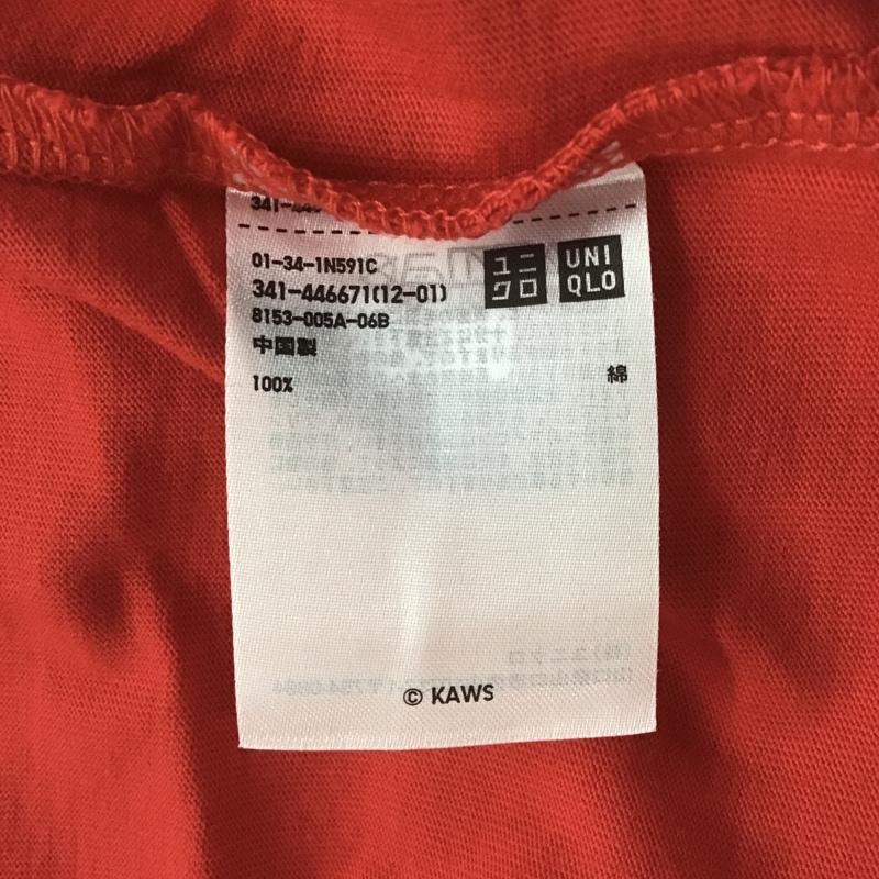 ユニクロ UNIQLO Tシャツ 半袖 341-446671 UNIQLO×KAWS UT グラフィックTシャツ 半袖カットソー プリントTシャツ XXL プリント 赤 / レッド / メンズ USED 古着 中古 10104379