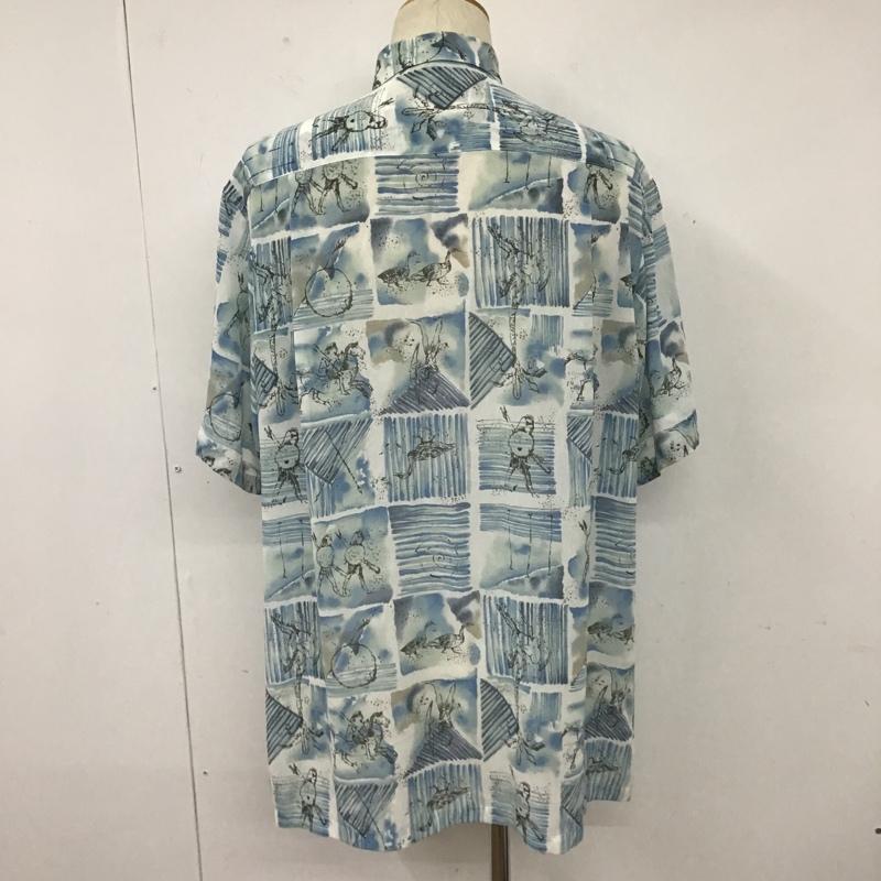 ジャンルイシェレル JEAN-LOUISSCHERRER シャツ、ブラウス 半袖 半袖シャツ カラーシャツ 半袖カットソー プリントシャツ L プリント マルチカラー / マルチカラー / メンズ USED 古着 中古 10104388