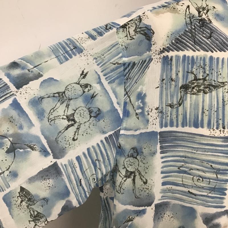 ジャンルイシェレル JEAN-LOUISSCHERRER シャツ、ブラウス 半袖 半袖シャツ カラーシャツ 半袖カットソー プリントシャツ L プリント マルチカラー / マルチカラー / メンズ USED 古着 中古 10104388
