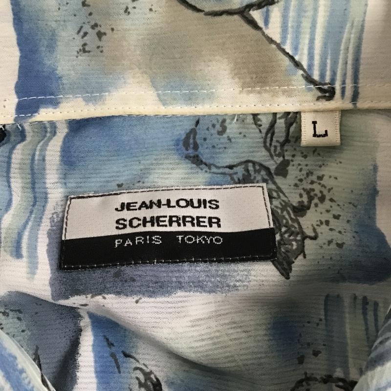 ジャンルイシェレル JEAN-LOUISSCHERRER シャツ、ブラウス 半袖 半袖シャツ カラーシャツ 半袖カットソー プリントシャツ L プリント マルチカラー / マルチカラー / メンズ USED 古着 中古 10104388