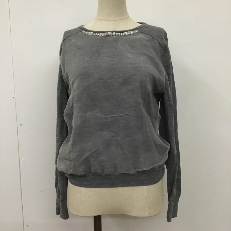 ロペ ROPE' カットソー 長袖 M 無地 灰 / グレー /  レディース USED 古着 中古 10104390