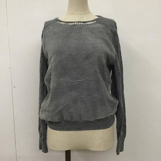 ロペ ROPE' カットソー 長袖 M 無地 灰 / グレー /  レディース USED 古着 中古 10104390