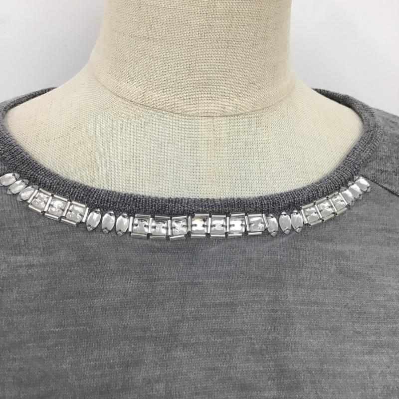 ロペ ROPE' カットソー 長袖 M 無地 灰 / グレー /  レディース USED 古着 中古 10104390