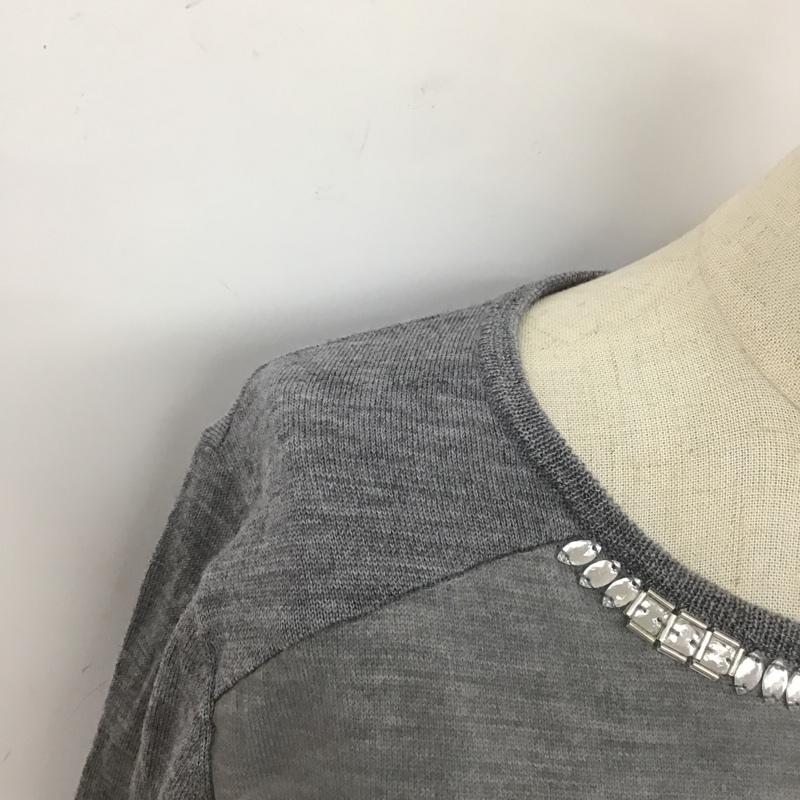 ロペ ROPE' カットソー 長袖 M 無地 灰 / グレー /  レディース USED 古着 中古 10104390
