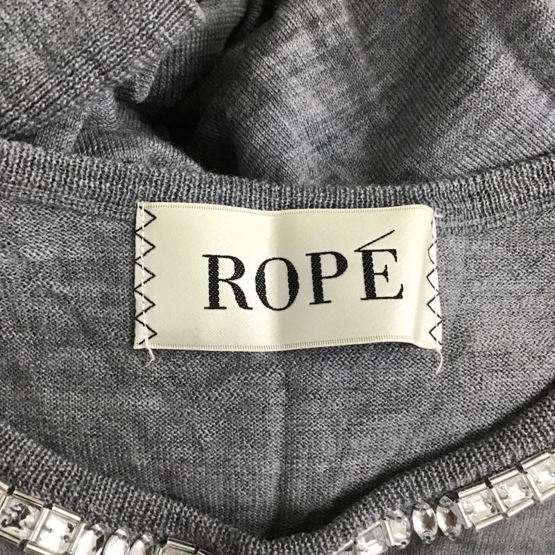 ロペ ROPE' カットソー 長袖 M 無地 灰 / グレー /  レディース USED 古着 中古 10104390