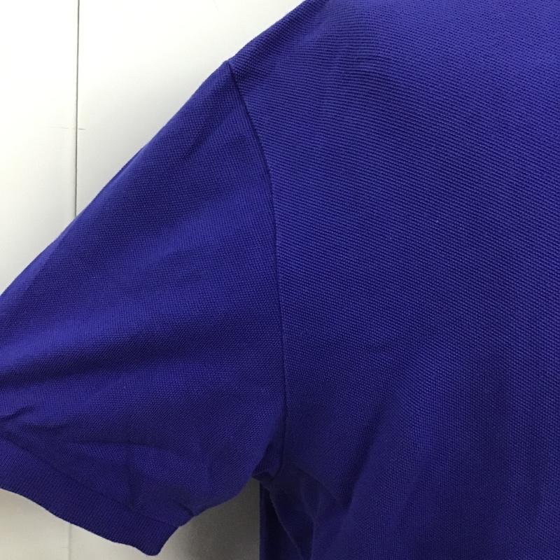 ポロバイラルフローレン Polo by RALPH LAUREN ポロシャツ 半袖 半袖ポロシャツ カラーシャツ 半袖カットソー L ロゴ、文字 青 / ブルー / メンズ USED 古着 中古 10104391