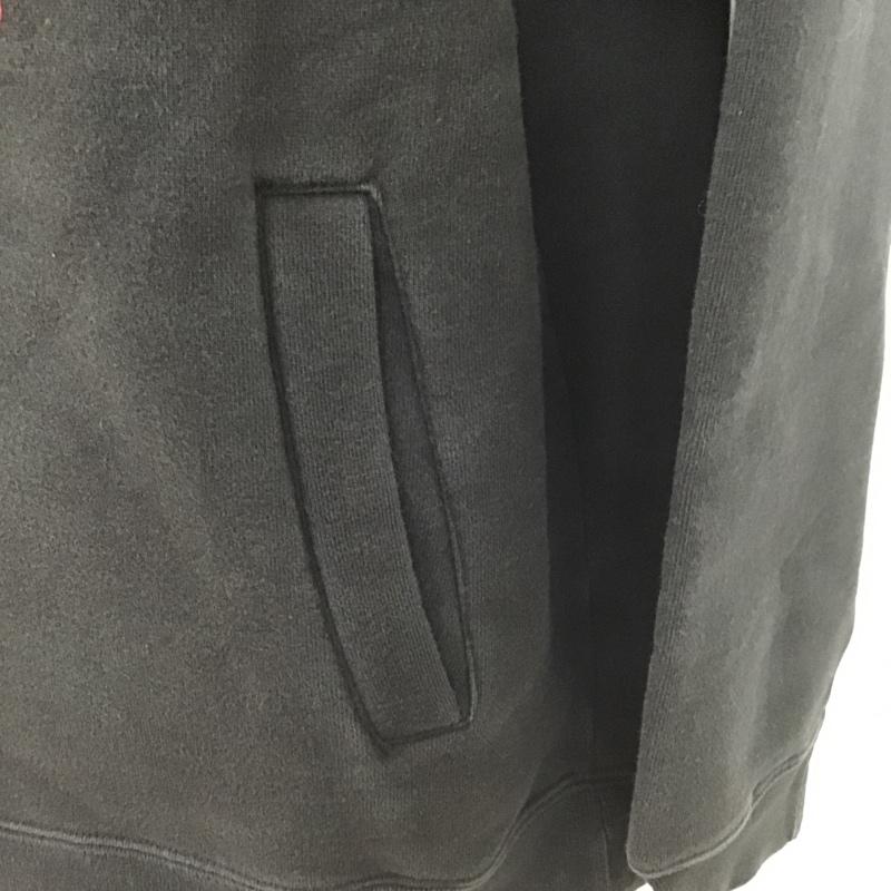 ステューシー STUSSY パーカー 長袖 長袖パーカー スウェット プルオーバー 裏起毛 M プリント 黒 / ブラック / メンズ USED 古着 中古 10104404