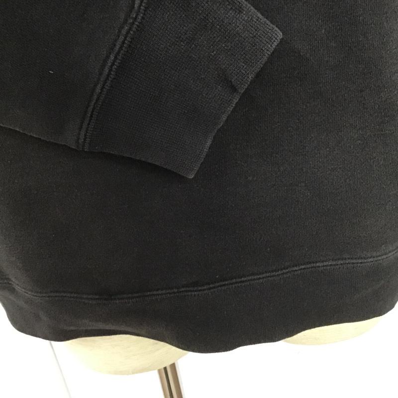 ステューシー STUSSY パーカー 長袖 長袖パーカー スウェット プルオーバー 裏起毛 M プリント 黒 / ブラック / メンズ USED 古着 中古 10104404