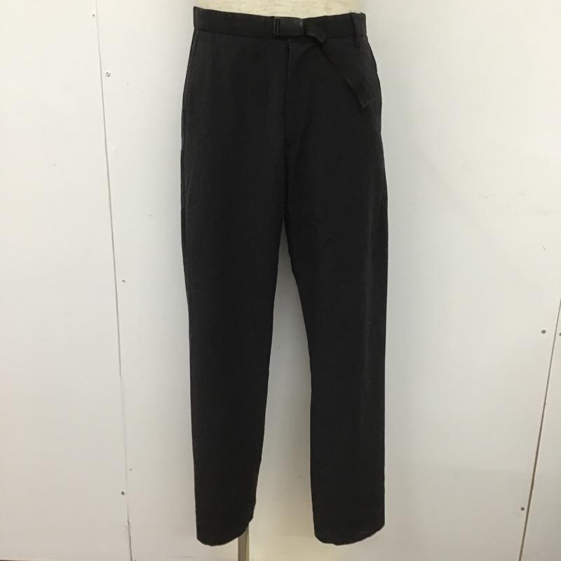 ワイルドシングス WILD THINGS ボトムス ボトムス カジュアルパンツ ストレッチパンツ ワイドパンツ M 無地 黒 / ブラック / メンズ USED 古着 中古 10104410