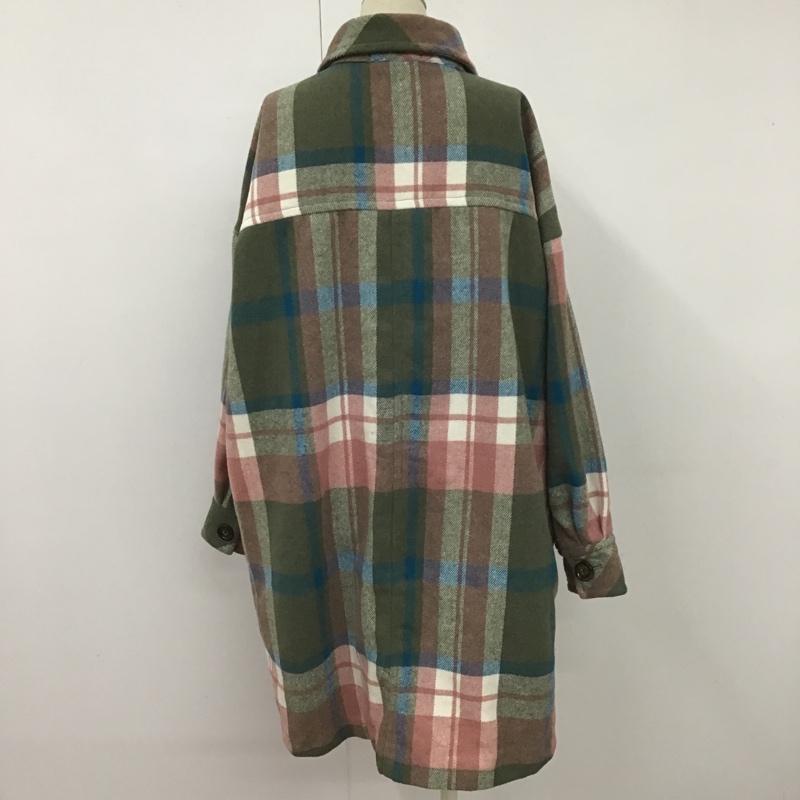 ロデオクラウンズ Rodeo Crowns ジャケット、上着 ジャケット、ブレザー 420CAH30-1470 チェックCPOシャツジャケット カラーシャツジャケット アウター FREE チェック マルチカラー / マルチカラー / レディース USED 古着 中古 10104417