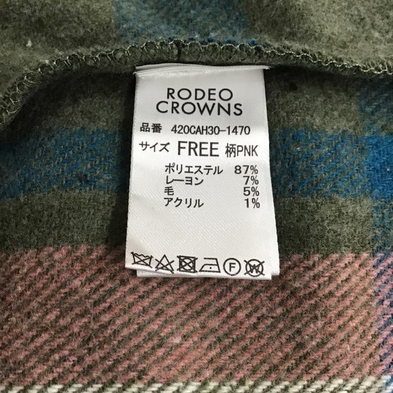 ロデオクラウンズ Rodeo Crowns ジャケット、上着 ジャケット、ブレザー 420CAH30-1470 チェックCPOシャツジャケット カラーシャツジャケット アウター FREE チェック マルチカラー / マルチカラー / レディース USED 古着 中古 10104417