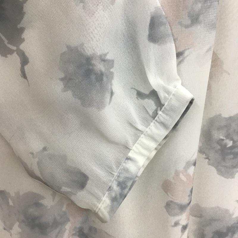 ミッシュマッシュ MISCH MASCH カットソー 長袖 長袖カットソー クルーネックカットソー ロングスリーブカットソー プリント M プリント 白 / ホワイト /  レディース USED 古着 中古 10104420