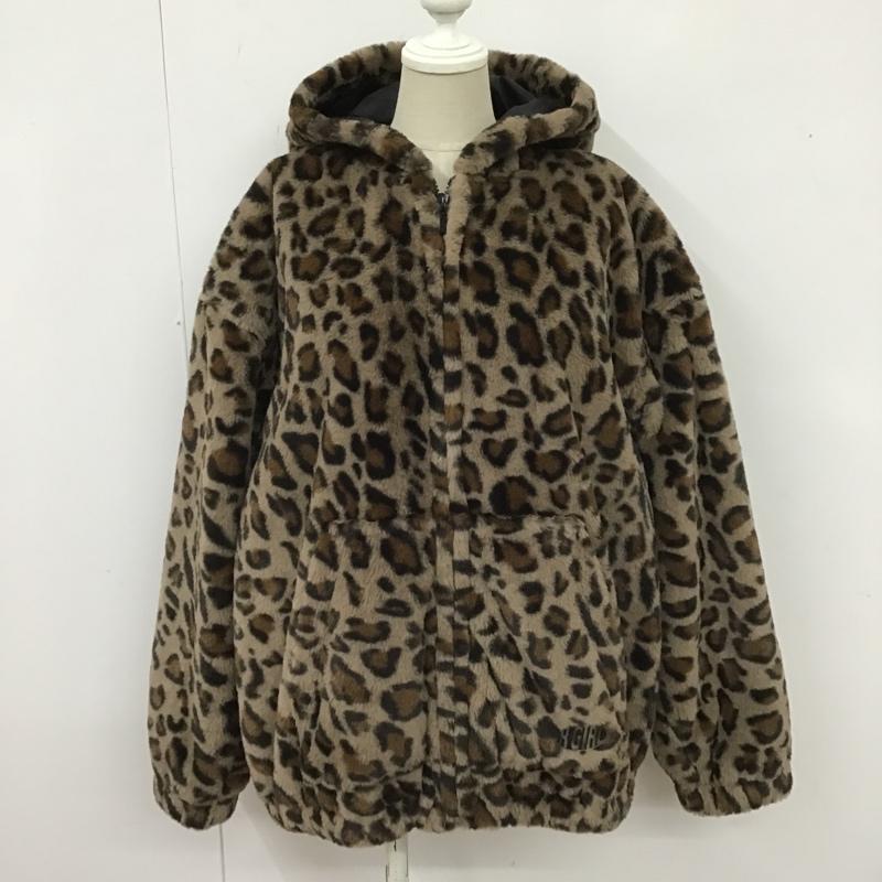 エックスガール X-girl ジャケット、上着 ジャンパー、ブルゾン 105214021002 FAUXFURMONSTERPARKA ジップアップジャケット アウター S ヒョウ柄・レオパード柄 茶 / ブラウン / レディース USED 古着 中古 10104424
