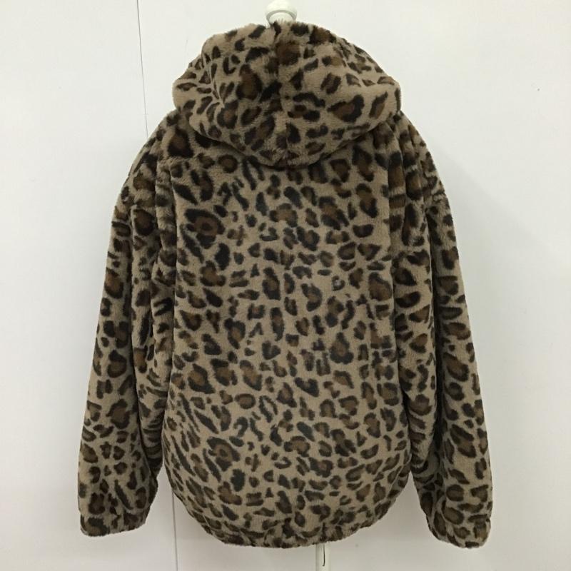 エックスガール X-girl ジャケット、上着 ジャンパー、ブルゾン 105214021002 FAUXFURMONSTERPARKA ジップアップジャケット アウター S ヒョウ柄・レオパード柄 茶 / ブラウン / レディース USED 古着 中古 10104424