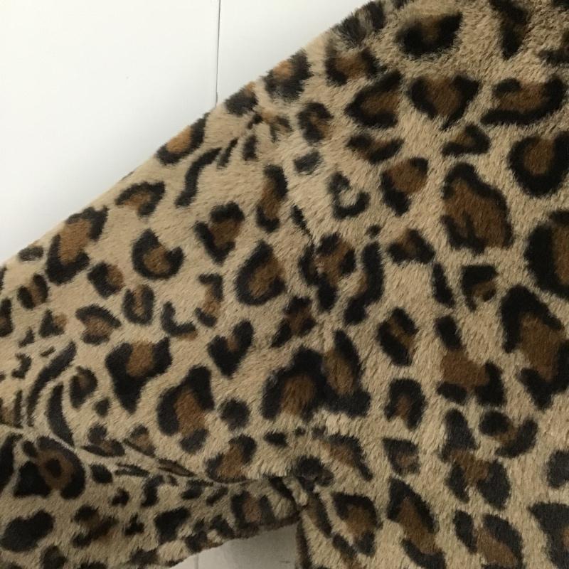 エックスガール X-girl ジャケット、上着 ジャンパー、ブルゾン 105214021002 FAUXFURMONSTERPARKA ジップアップジャケット アウター S ヒョウ柄・レオパード柄 茶 / ブラウン / レディース USED 古着 中古 10104424