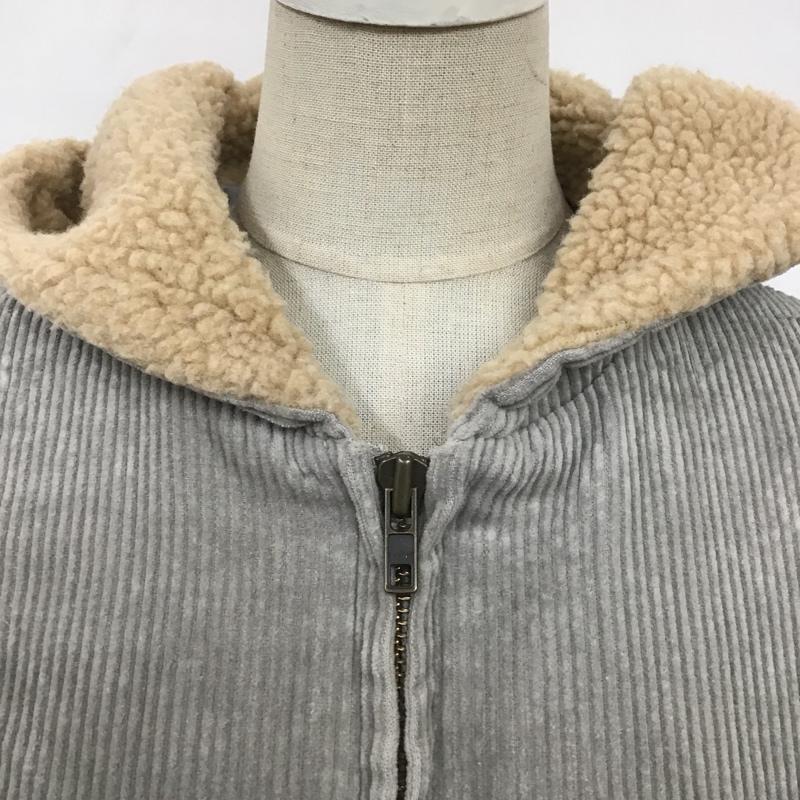 サマンサモスモスエヘカソポ SM2ehkasopo ジャケット、上着 ジャケット、ブレザー ジップアップジャケット ジャンパー ジャケット コーデュロイジャケット FREE 無地 灰 / グレー / レディース USED 古着 中古 10104427