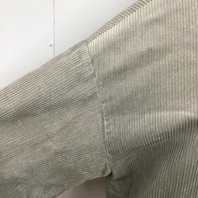 サマンサモスモスエヘカソポ SM2ehkasopo ジャケット、上着 ジャケット、ブレザー ジップアップジャケット ジャンパー ジャケット コーデュロイジャケット FREE 無地 灰 / グレー / レディース USED 古着 中古 10104427