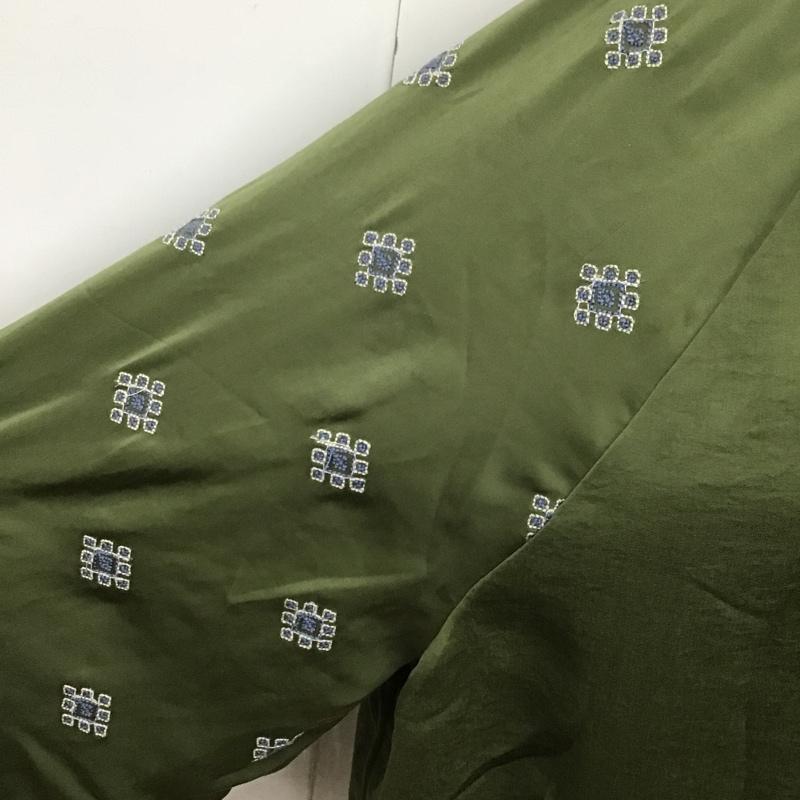 スライ SLY ジャケット、上着 ジャンパー、ブルゾン 030ASW30-0230 刺繍ブルゾン ジャンパー ジップアップジャケット FREE 刺繍 X 花柄 カーキ / カーキ / レディース USED 古着 中古 10104428