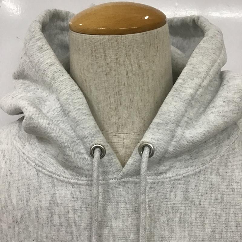 チャンピオン Champion パーカー 長袖 長袖スウェット 長袖トレーナー パーカー プリントトレーナー XXL プリント 灰 / グレー / メンズ USED 古着 中古 10104434