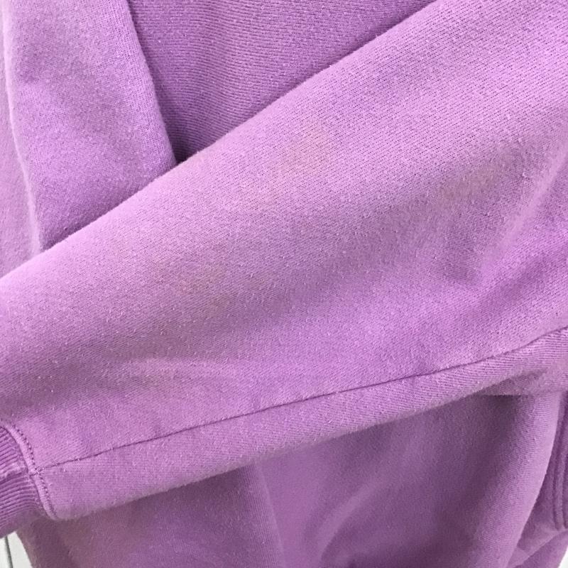 チャンピオン Champion パーカー 長袖 長袖パーカー スウェット プルオーバー 裏起毛 古着 XXL ロゴ、文字 紫 / パープル / メンズ USED 古着 中古 10104435