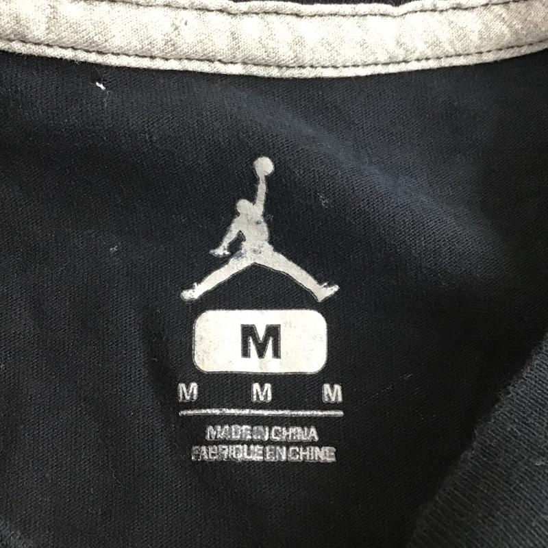 エアジョーダン AIR JORDAN Tシャツ 半袖 半袖カットソー プリントTシャツ クルーネックカットソー M プリント 黒 / ブラック / メンズ USED 古着 中古 10104440